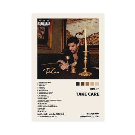 Take Care Album Cover Take Care Drake – POSTERSDROP