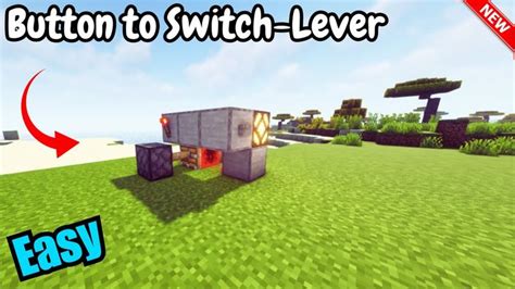 Image result for Minecraft Turn Lever into a Button Tutorial