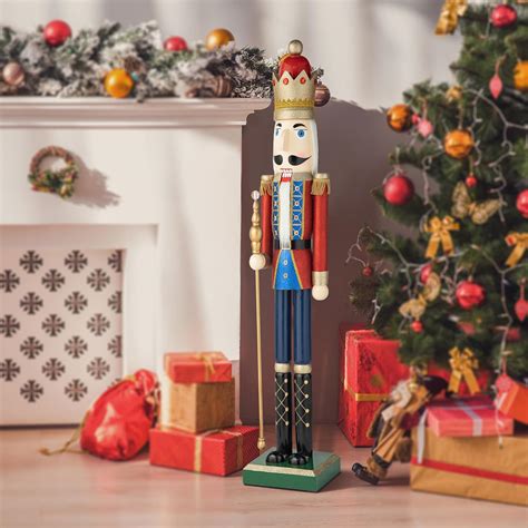 Amazon.com: eUty King Nutcracker Christmas 54" H Wooden Nutcracker ...