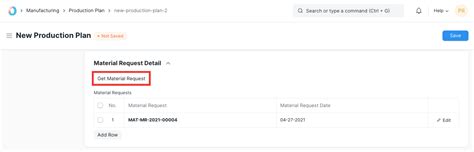 Help - Production Plan
