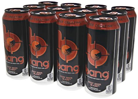 Amazon.com: BANG Energy Drink with Zero Calories & High Caffeine, Root ...