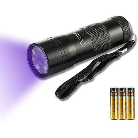 LETION&Pumteck LED UV Torch 2 in 1 UV Black Light with 500LM Highlight ...