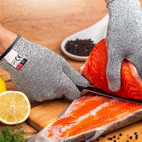 Buy mearens Cut Resistant Gloves, Food Grade Safety Gloves Kitchen Anti ...