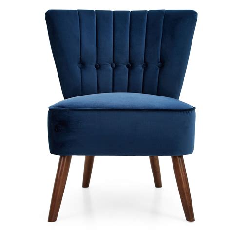 Velvet Cocktail Chair - Midnight Blue | LONDON PROP HIRE