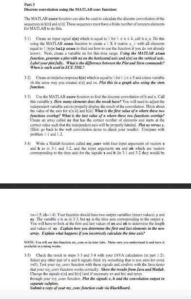 Discrete Convolution in MATLAB 的图像结果