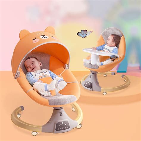 Monstech Premium Automatic Electric Baby Swing Cradle with Adjustable ...