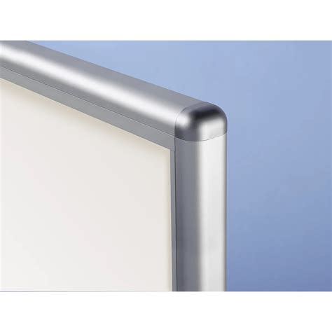 Display case, aluminium frame, sliding doors – eurokraft pro: 12 x A4 ...
