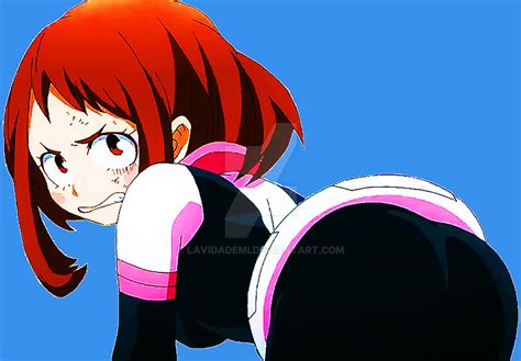 Uraraka butt (5) by lavidademi on DeviantArt