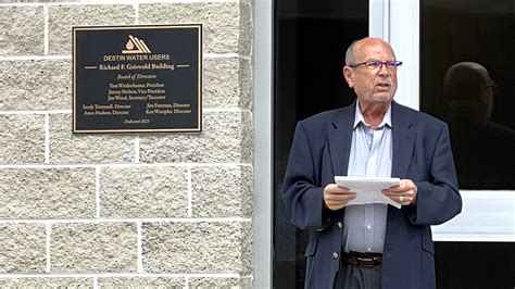 Destin Water Users cuts ribbon on Richard Griswold Building