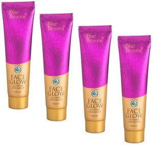 BLUE HEAVEN face glow glittering foundation pack of 4 Foundation ...