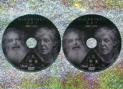 MCCARTNEY 3, 2, 1 2 DVD Set (FULL 2021 Documentary Series ALL SIX EPISODES) Paul The Beatles ...