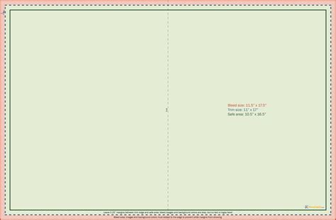 8.5 X 11 With Bleed Template