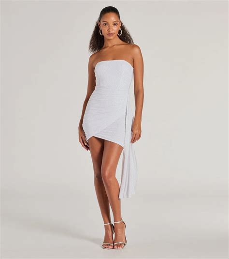 Strapless White Dresses & Windsor