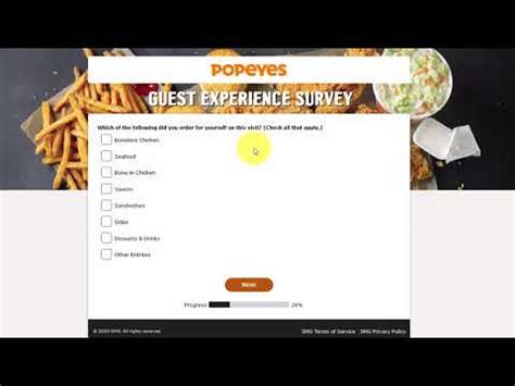 How To Take tellpopeyes Survey at www.tellpopeyes.com - YouTube