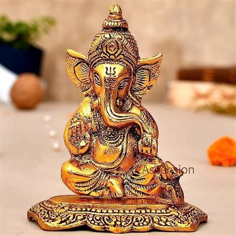 Buy ascension Ganesha Ji Statue Ganesh Murti Religious Showpiece Ganesh ...