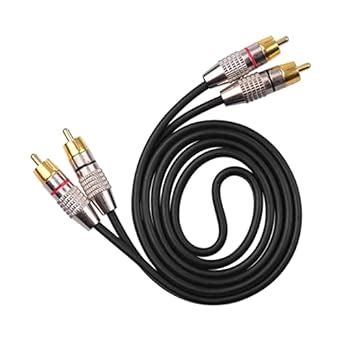 WOMBLE 2RCA to 2RCA Stereo Audio Cable Multipurpose for Subwoofer Home ...