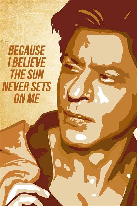 British Terminal SRK Shahrukh Khan Painting Poster Waterproof Canvas ...