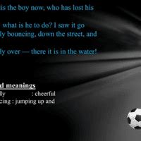 Poem: The Ball Poem Class 10 PPT