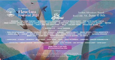 FlowJam Festival 2024 - Our 11th ANNIVERSARY!, Verdun Adventure Bound ...