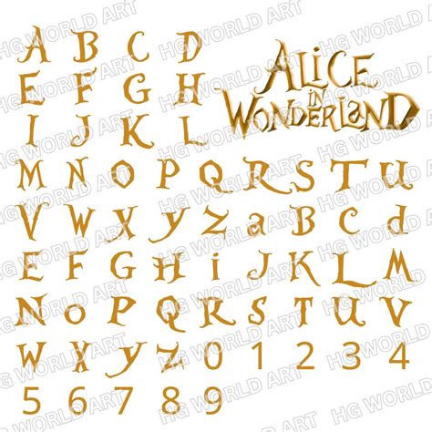 Alice Font, Alice in Wonderland Font, Alice Font, Alice in Wonderland ...