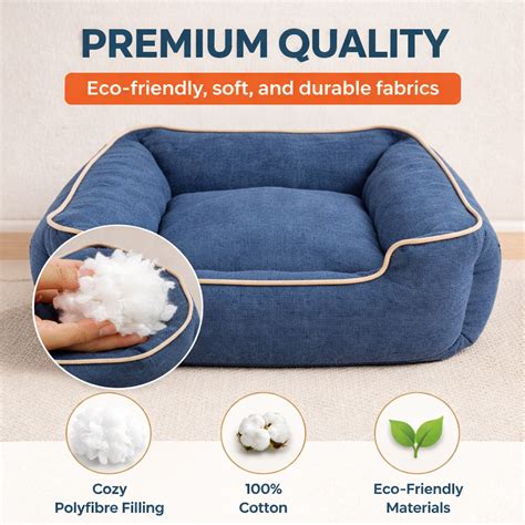 Denim Cuddler Dog Bed – Pawpourri