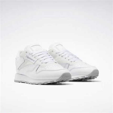 Reebok Classics Wholesale India - White / Grey Womens Classic Leather ...