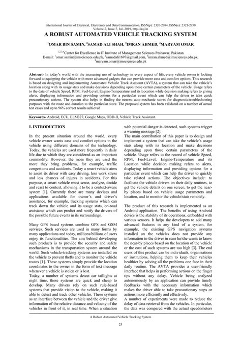 Automated Tracking System 的图像结果