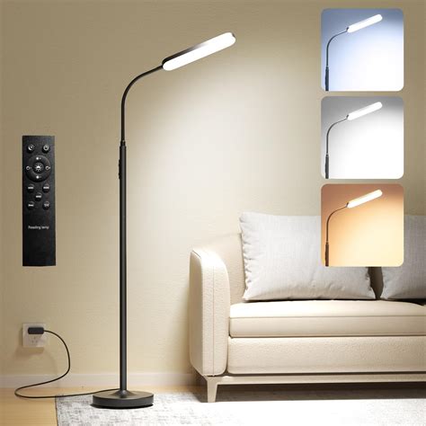 Luckystyle LED Floor Lamp, Super Bright Dimmable Lamps for Living Room ...