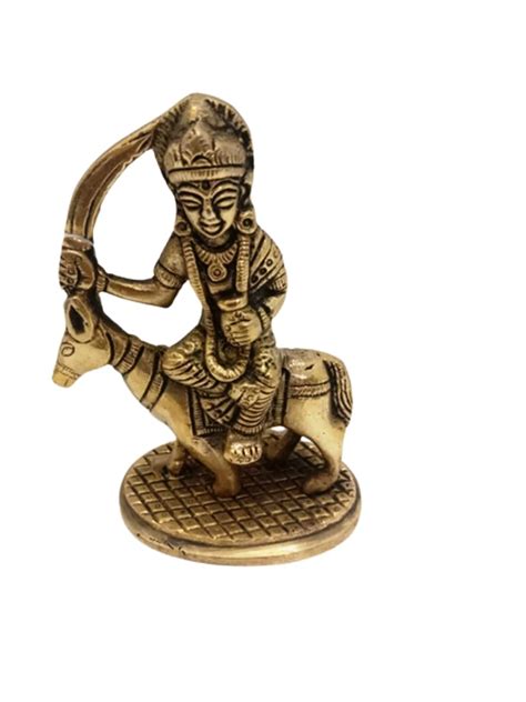 Buy Brass Blessing : Hindu Goddess MELDI MA Statue Figurine - Brass ...