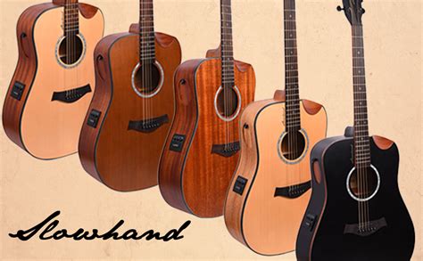 Kadence Slowhand Series Premium Demi Cut Semi Acoustic Guitar with ...