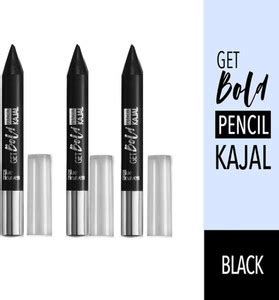 BLUE HEAVEN Get Bold Pencil Kajal (Black) Pack of 3 - Price in India ...
