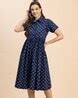 Buy Navy Blue Dresses for Women by Moomaya Online | Ajio.com
