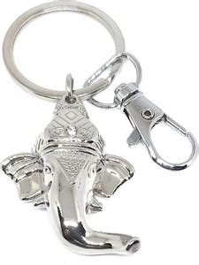 Aura Ganpati Lamodar Goodluck Gift Keychain For Bike Car Men Boys ...
