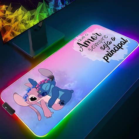 Stitch And Angel Mouse Pad | Alien Shopping