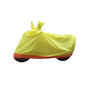 Bikenwear Economy Range Body Cover-(Yellow-Orange) for Piaggio Vespa ...