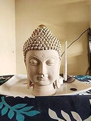 Buy eCraftIndia Decorative Buddha Head Polyresin Showpiece Online at ...