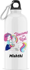 Ashvah Unicorn Sipper/Water Bottle - Best Birthday Gift for Kids, Name ...