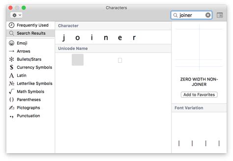 macos - Where is zero width space in Microsoft Word for Mac? - Super User