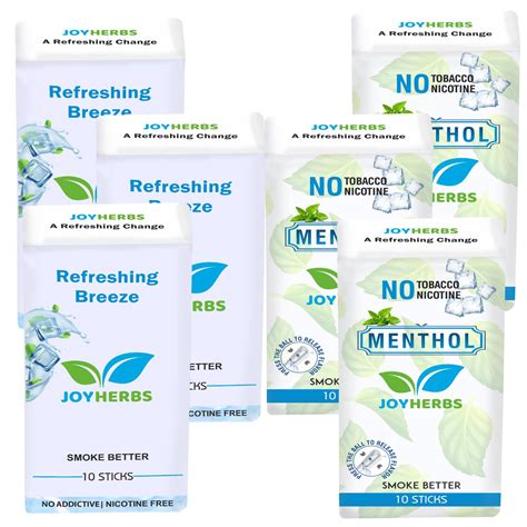Buy JOYHERBS Herbal Cigarettes 100% Tobacco And Nicotine Free Combo ...