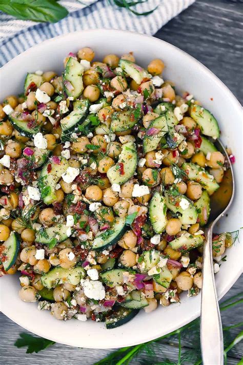 Chickpea Feta Cucumber Salad Food Dolls at Karen Medina blog