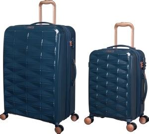 It Luggage Certify-2618-Peacock Navy| Expandable| Hardsided| 8 Wheel ...