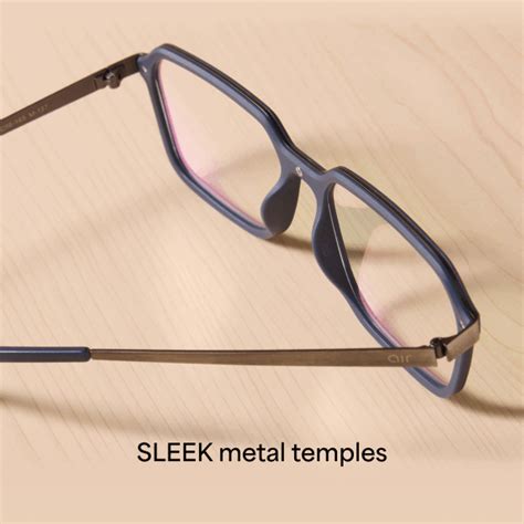 Buy Grey Gunmetal Grey Full Rim Square Lenskart Air Fusion LA E000127 ...