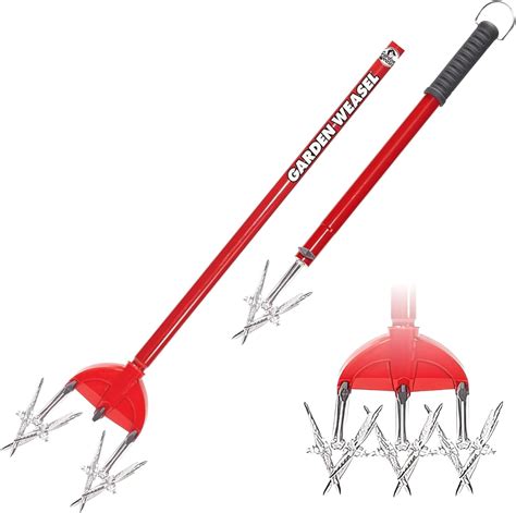 Rotary Cultivator & Hand Tiller - 2-in-1 | Aerate, Weed, Cultivate ...