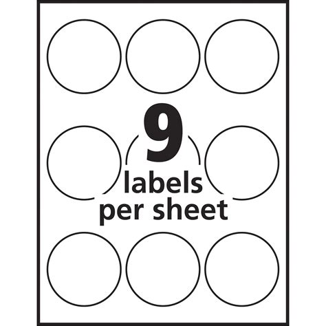 Image result for How to Print Round Labels