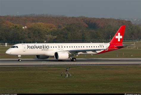 HB-AZJ Helvetic Airways Embraer E195-E2 (ERJ 190-400 STD) Photo by Imre ...