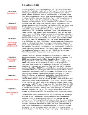 Fillable Online Bcbs plan code 327 - l3a.victornichols.net Fax Email ...