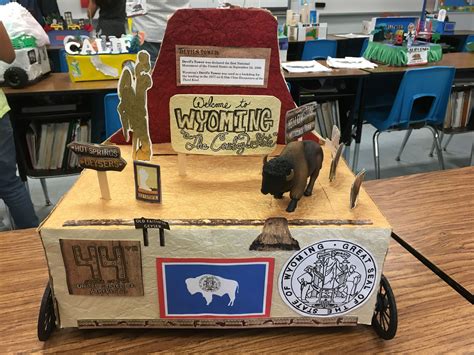 Wyoming State Float Project | States project, Wyoming, Projects