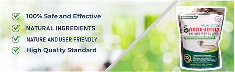 Snake-Shield Snake Repellent Powder, Non-Toxic Chemical-Free Eco ...