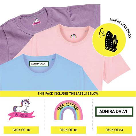 Shop Durable Personalized Iron-On Labels for Kids: Keep Clothes ...