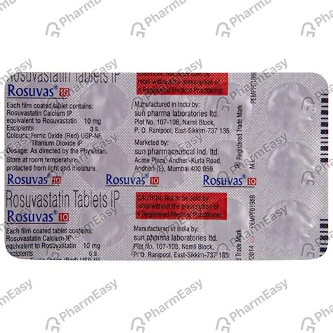 Rosuless 40 MG Tablet (15): Uses, Side Effects, Price & Dosage | PharmEasy